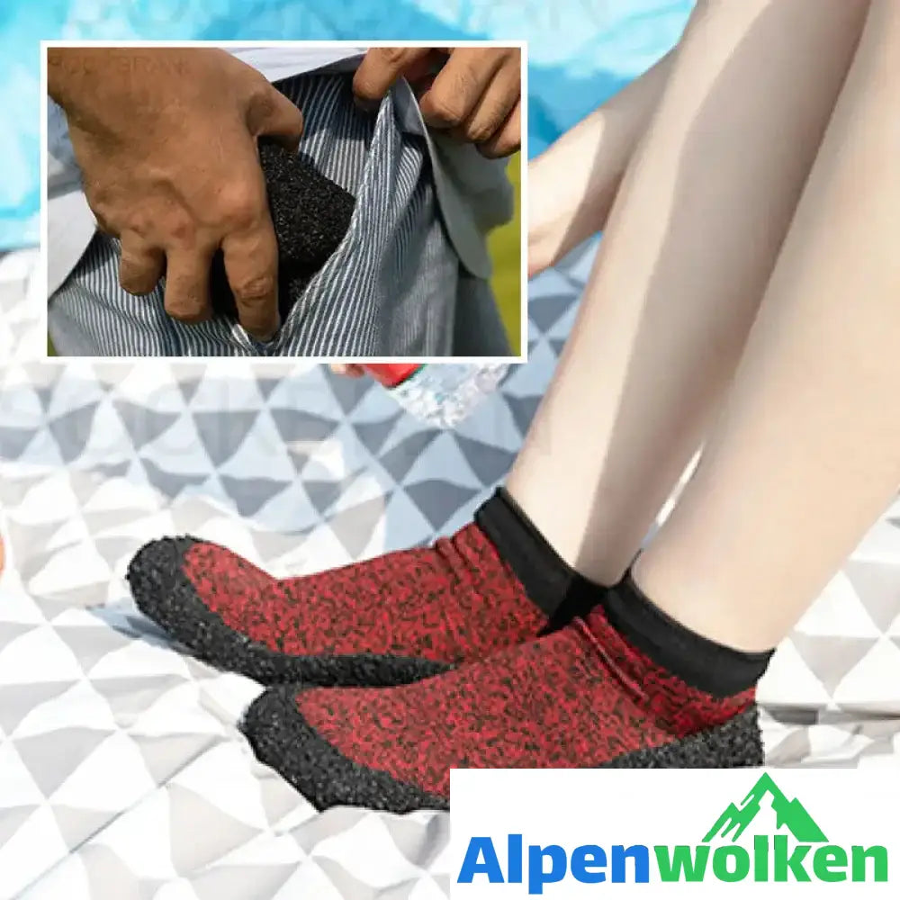 Alpenwolken - Fitness Schwimmen Yoga Socken