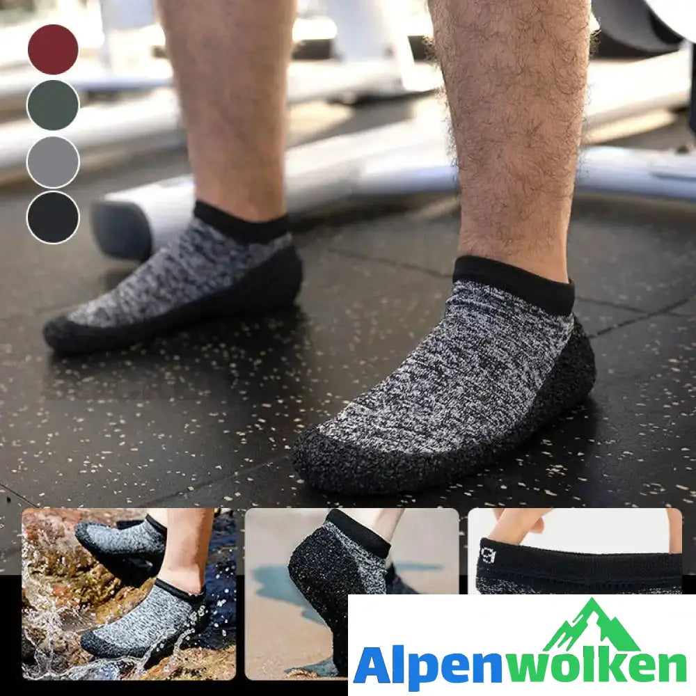 Alpenwolken - Fitness Schwimmen Yoga Socken