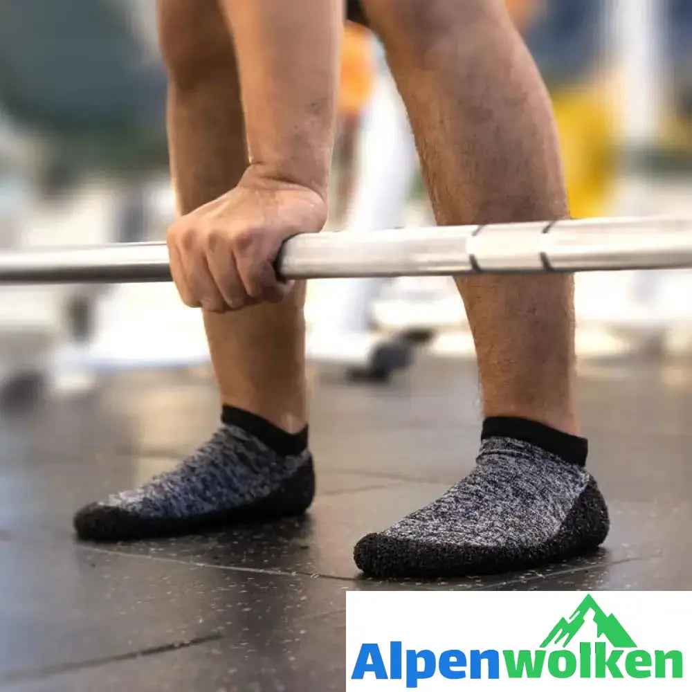 Alpenwolken - Fitness Schwimmen Yoga Socken