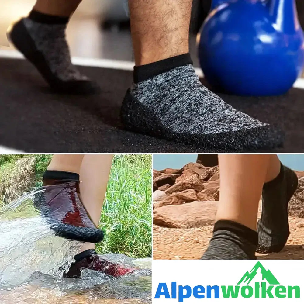 Alpenwolken - Fitness Schwimmen Yoga Socken