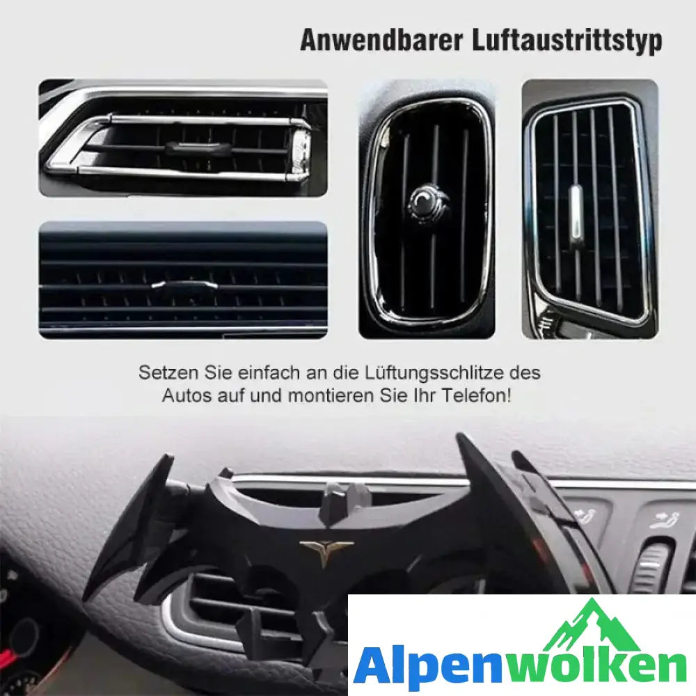 Alpenwolken - Fledermausflügel Autotelefonhalter