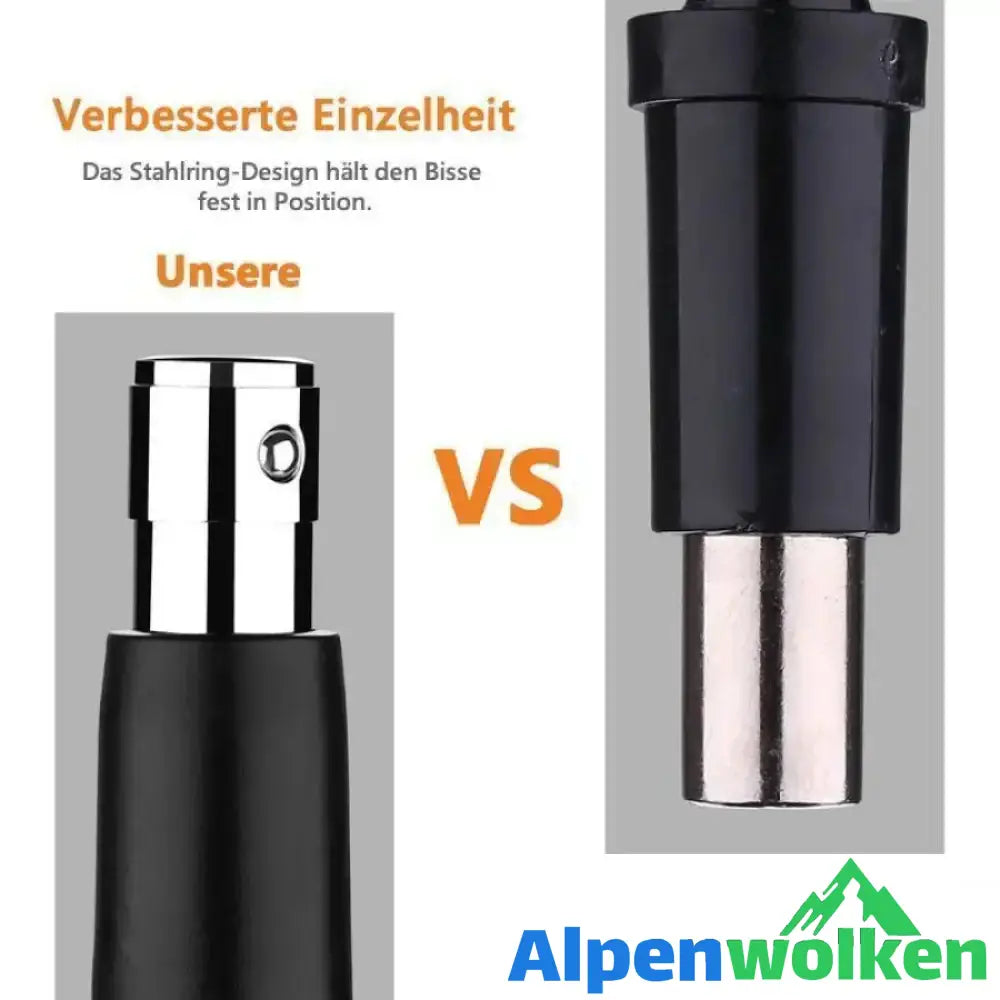 Alpenwolken - Flexible Bithalter Bohrwerkzeug Weiche Welle Schraube Verbindung 300 MM (Schwarz)