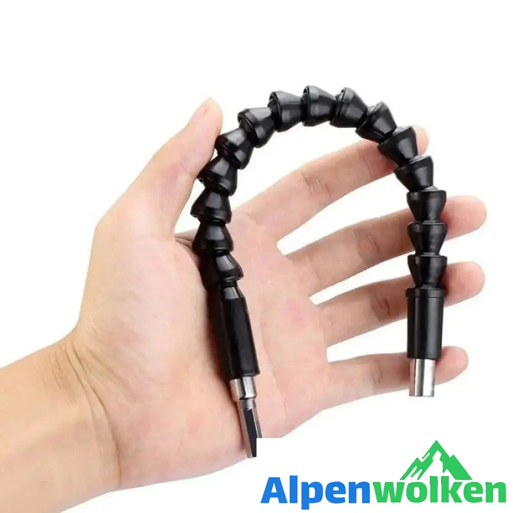 Alpenwolken - Flexible Bithalter Bohrwerkzeug Weiche Welle Schraube Verbindung 300 MM (Schwarz)