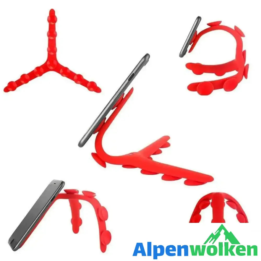 Alpenwolken - Flexible Octopus Silikon Halterung, für Handys / Kameras usw.