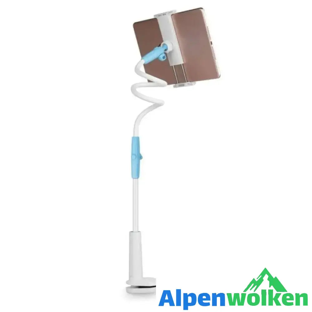 Alpenwolken - Flexibler Handyhalter Weiß-Blau