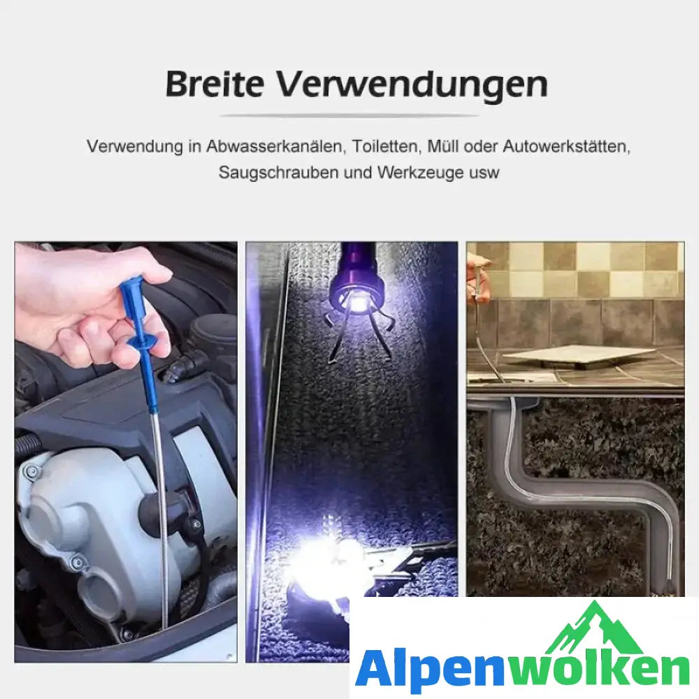 Alpenwolken - Flexibler magnetischer Grabber mit LED-Licht