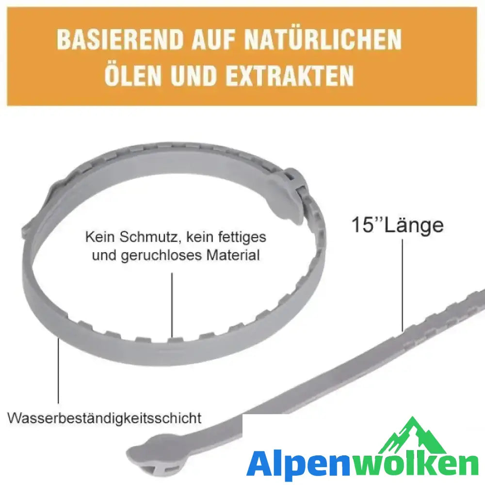 Alpenwolken - Floh- & Zeckenhalsband für Hunde