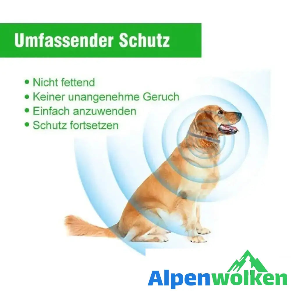 Alpenwolken - Floh- & Zeckenhalsband für Hunde