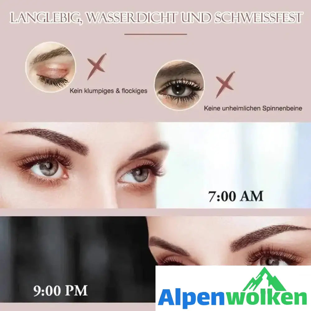 Alpenwolken - Flüssige 4D-Wimperntusche