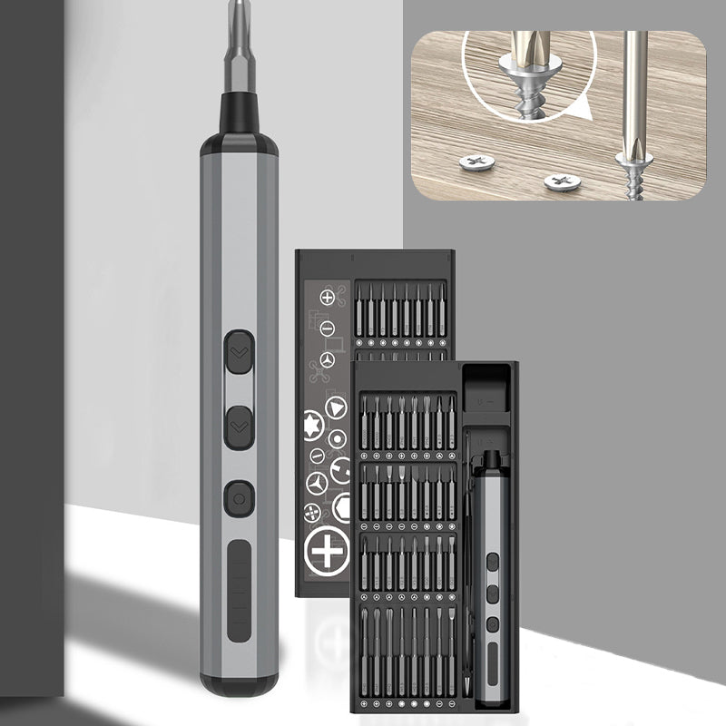 Alpenwolken - 68-in-1-Mini-Präzisions-Elektroschraubendreher-Set