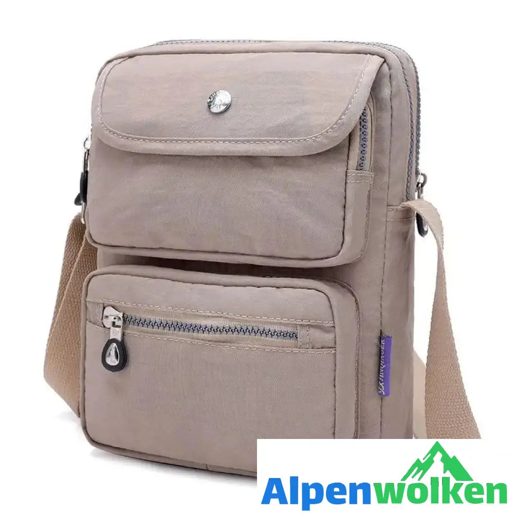 Alpenwolken - Frauen Multifunktionale Lässige Schulter-und Umhängetasche Beige