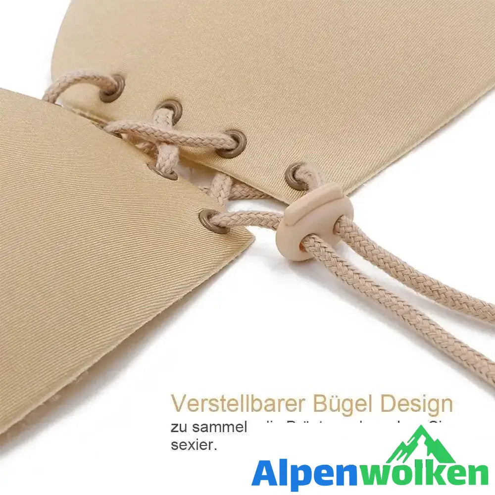 Alpenwolken - Frauen trägerlosen Backless Push Up Self Adhesive mit Drawstrings BH/ Invisible Bra