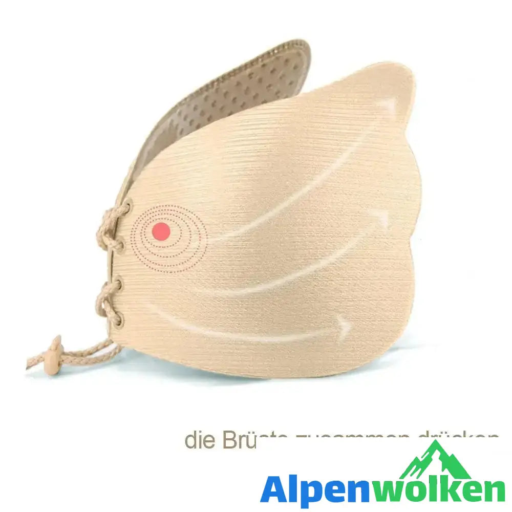 Alpenwolken - Frauen trägerlosen Backless Push Up Self Adhesive mit Drawstrings BH/ Invisible Bra