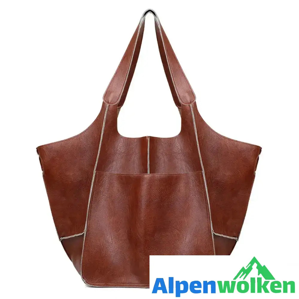 Alpenwolken - Frauen übergroße Handtasche