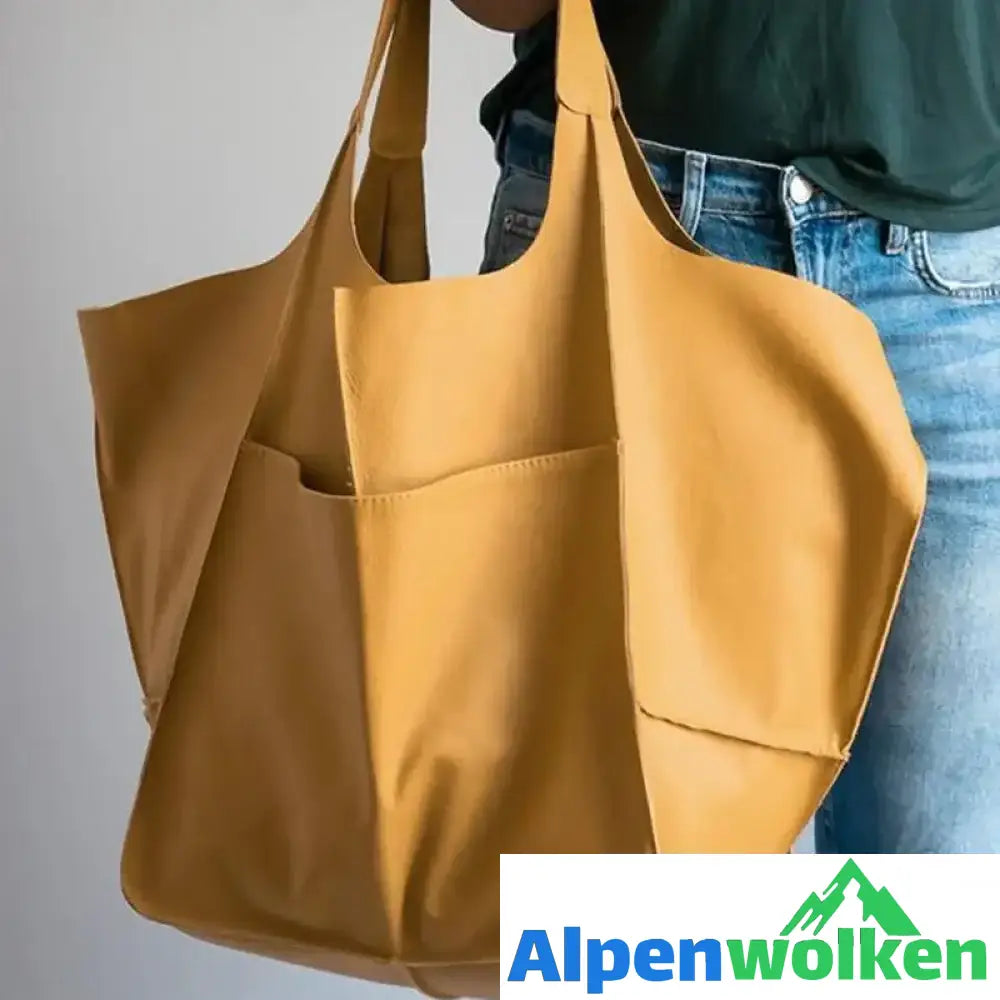 Alpenwolken - Frauen übergroße Handtasche