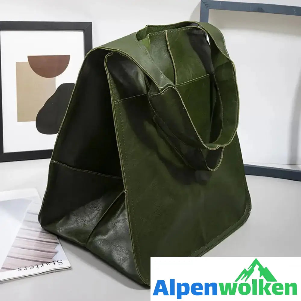 Alpenwolken - Frauen übergroße Leder Handtaschen