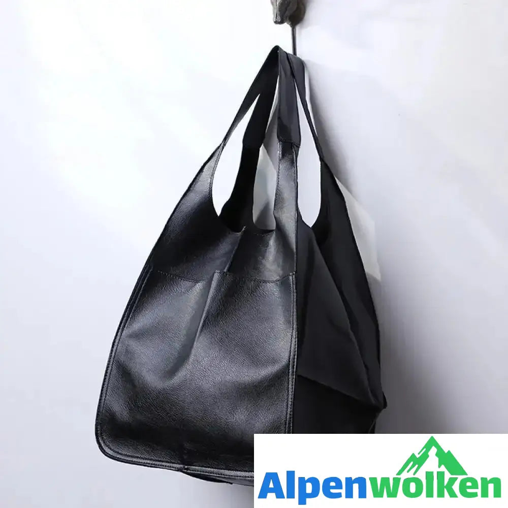 Alpenwolken - Frauen übergroße Leder Handtaschen