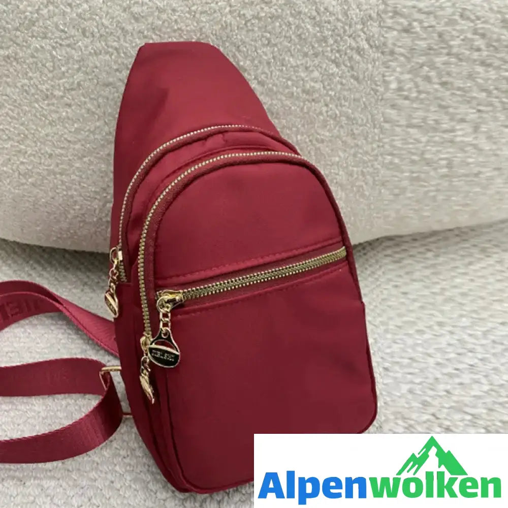 Alpenwolken - Freizeit-Brusttasche für Damen