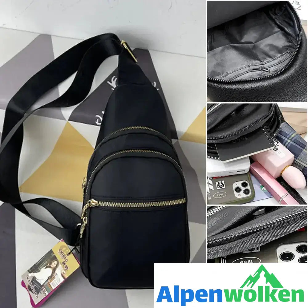 Alpenwolken - Freizeit-Brusttasche für Damen