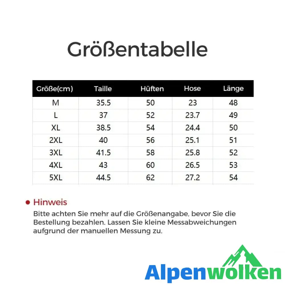 Alpenwolken - Freizeitshorts für Herren