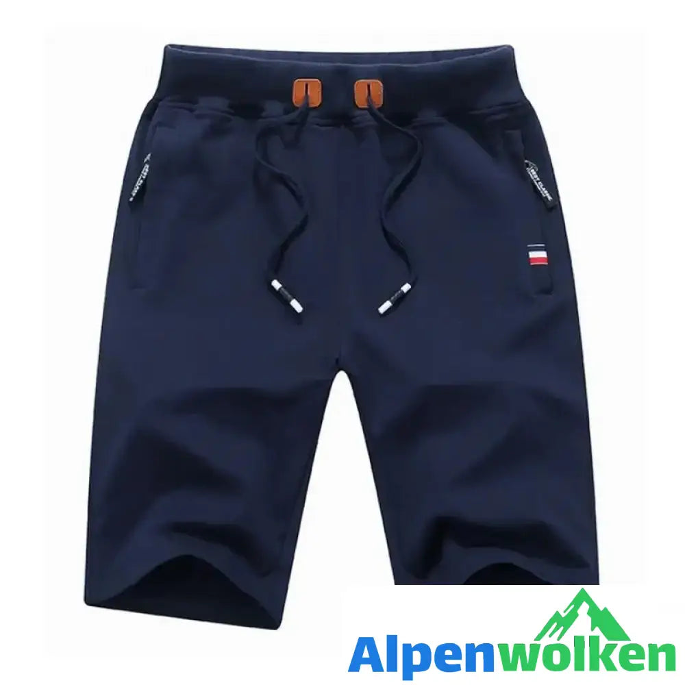 Alpenwolken - Freizeitshorts für Herren Blau