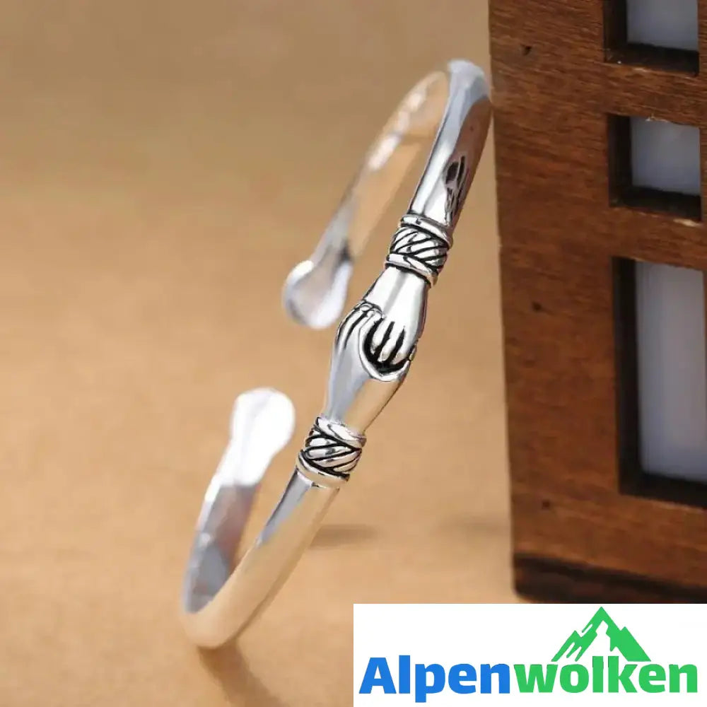 Alpenwolken - Freundschafts Handshake Armband