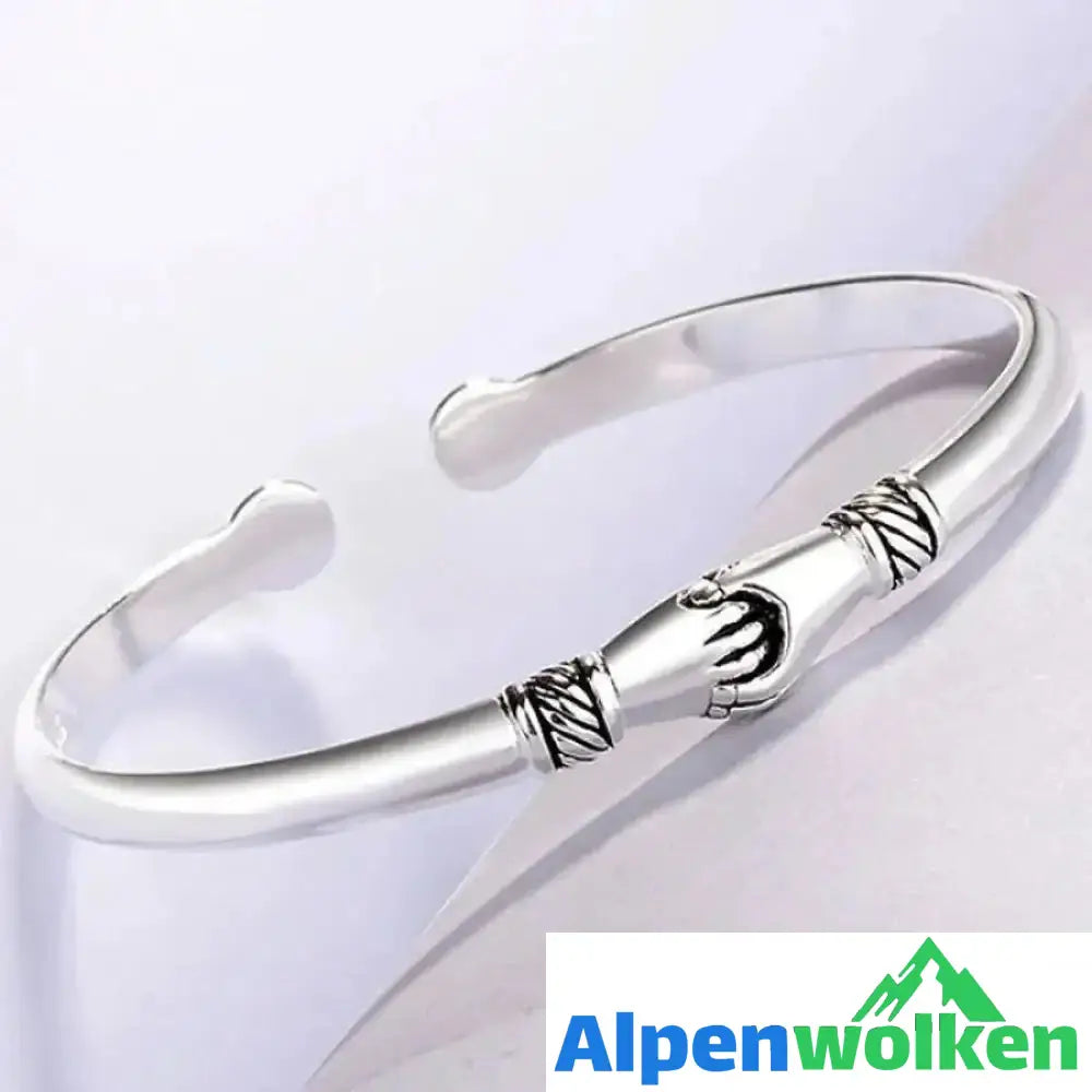 Alpenwolken - Freundschafts Handshake Armband