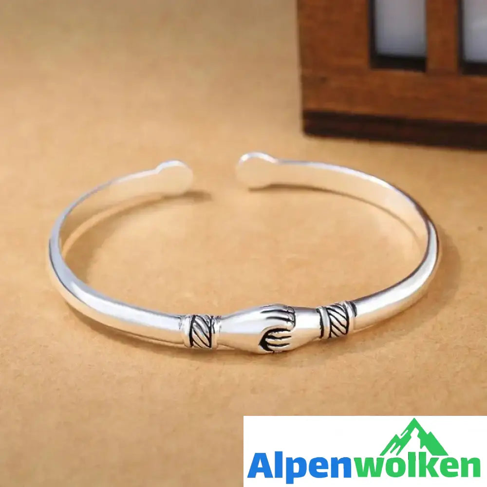 Alpenwolken - Freundschafts Handshake Armband