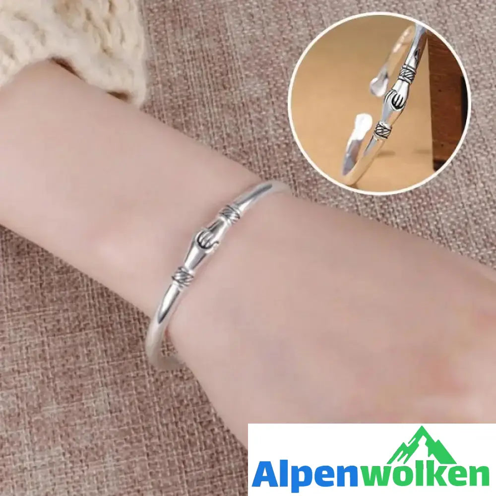 Alpenwolken - Freundschafts Handshake Armband