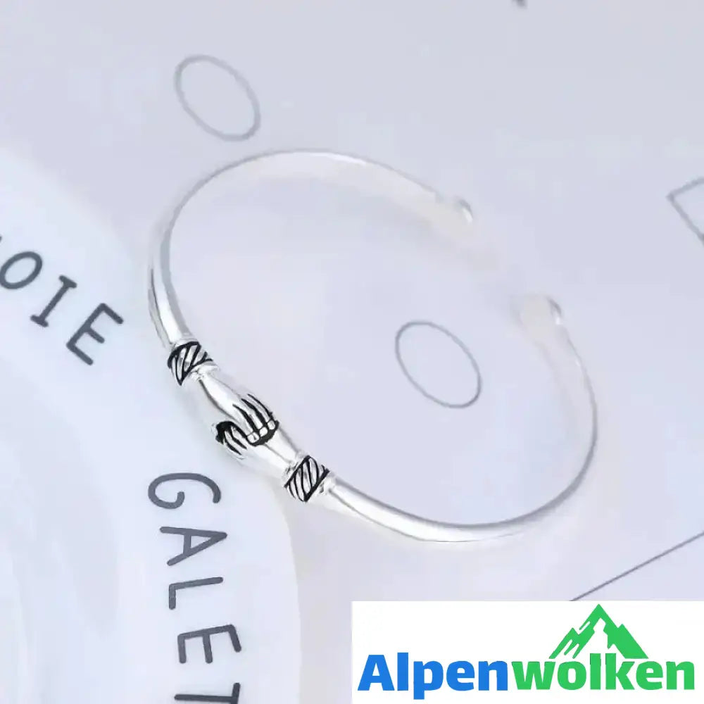 Alpenwolken - Freundschafts Handshake Armband