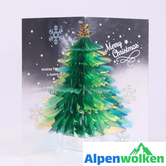 Alpenwolken - 🎅（Früher Weihnachtsverkauf）Handgemachte 3D-Weihnachtsgrußkarte