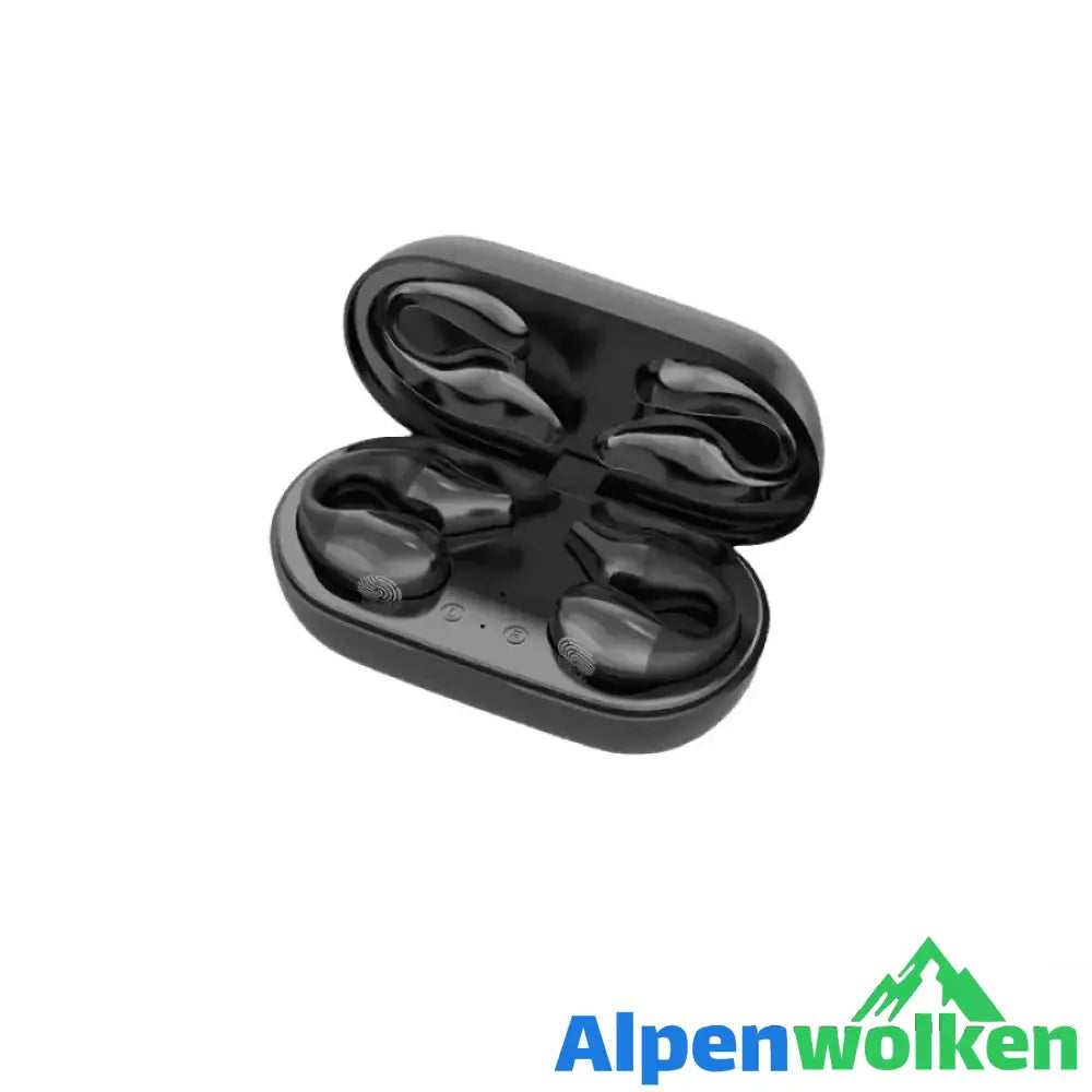 Alpenwolken - 🎁Frühling heißer Verkauf🎉Drahtloses Ohrclip-Bluetooth-Headset Schwarz Ohne Bildschirm