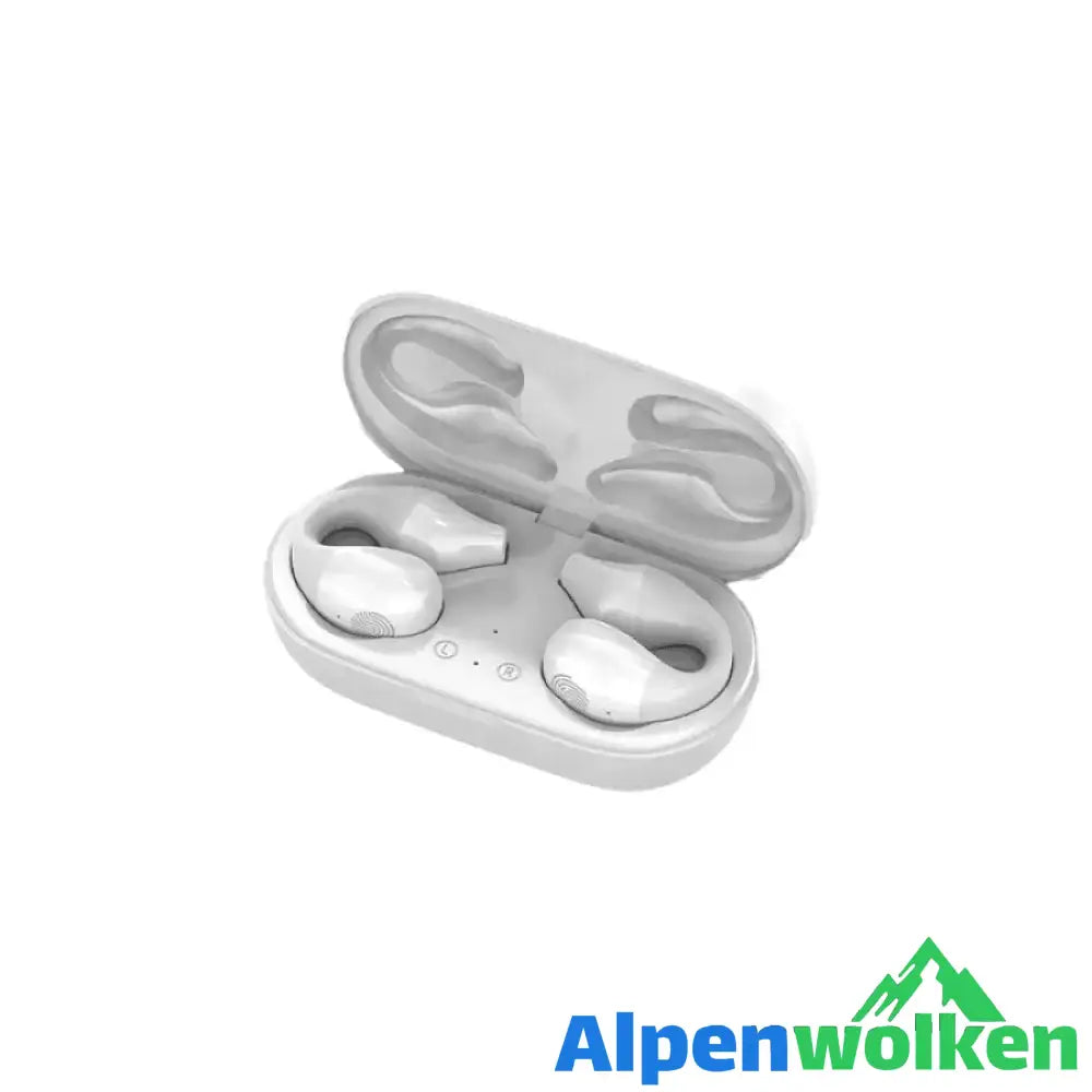 Alpenwolken - 🎁Frühling heißer Verkauf🎉Drahtloses Ohrclip-Bluetooth-Headset Weiß Ohne Bildschirm