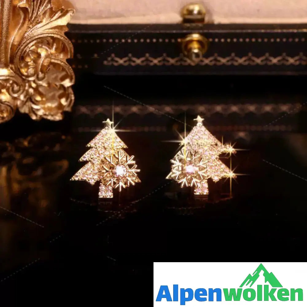 Alpenwolken - 🎄FRÜHWEIHNACHTSVERKAUF🎄 Drehbare Weihnachtsbaum-Ohrringe