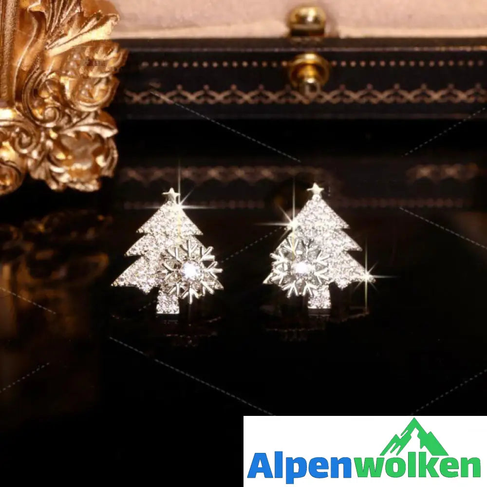 Alpenwolken - 🎄FRÜHWEIHNACHTSVERKAUF🎄 Drehbare Weihnachtsbaum-Ohrringe