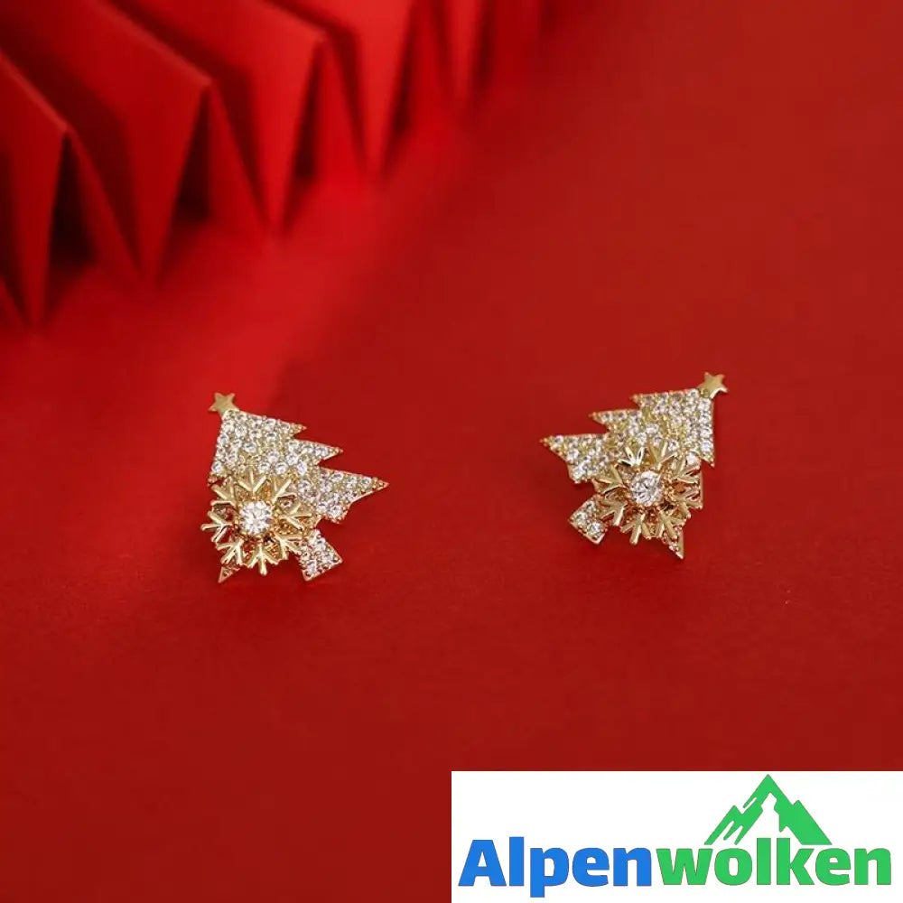 Alpenwolken - 🎄FRÜHWEIHNACHTSVERKAUF🎄 Drehbare Weihnachtsbaum-Ohrringe