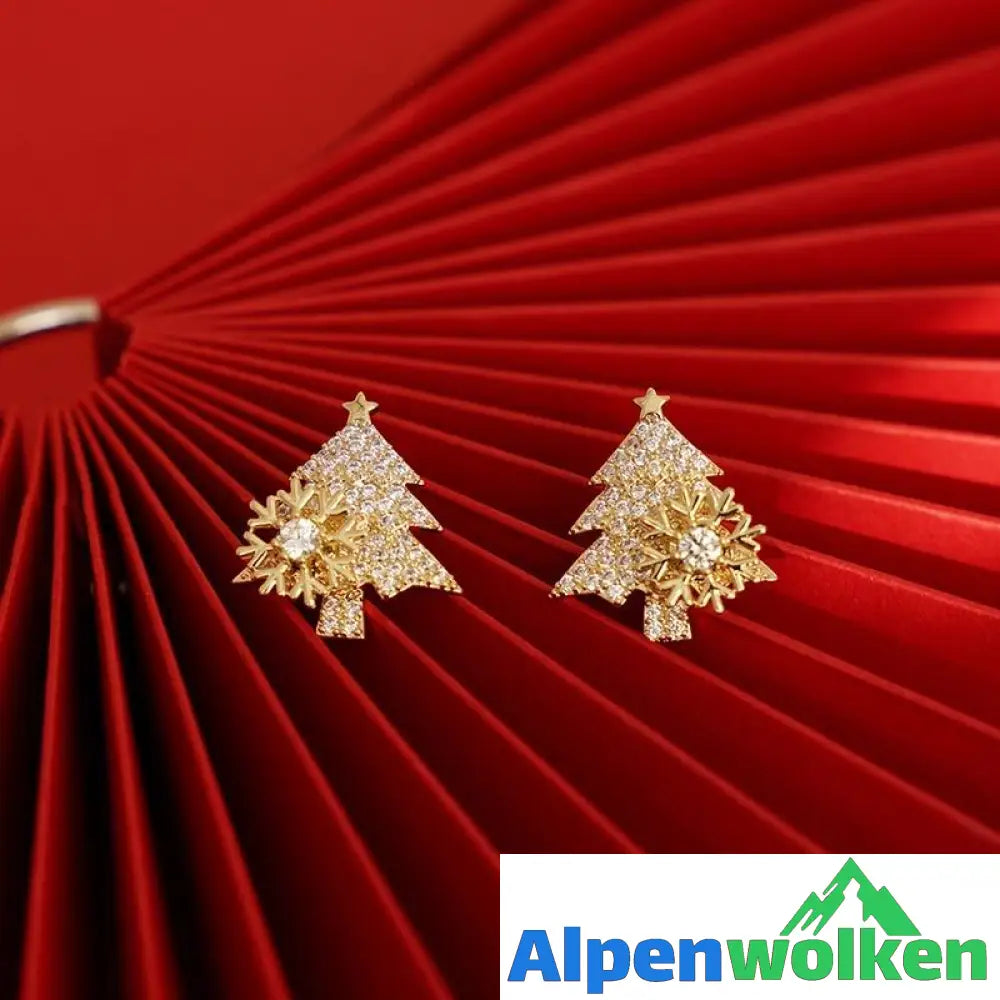 Alpenwolken - 🎄FRÜHWEIHNACHTSVERKAUF🎄 Drehbare Weihnachtsbaum-Ohrringe