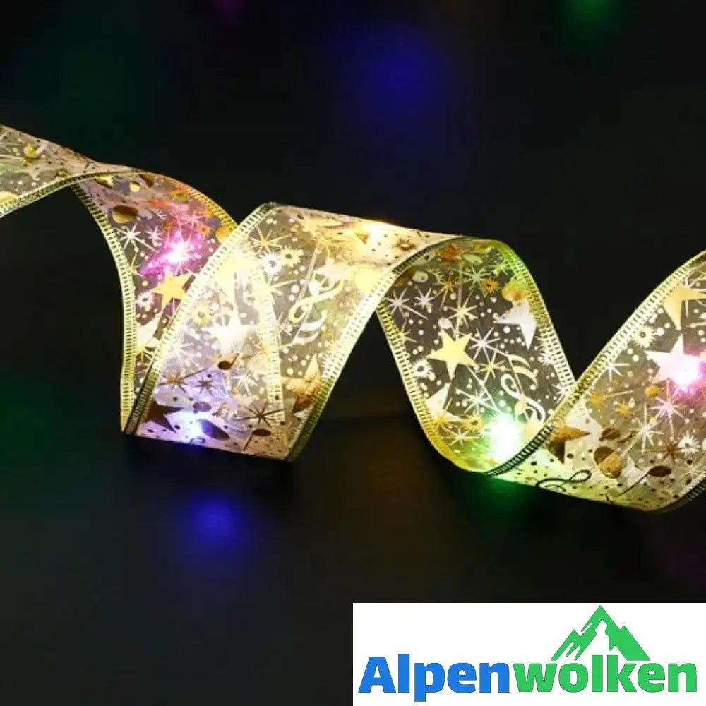 Alpenwolken - 🎄FRÜHWEIHNACHTSVERKAUF🎄 Weihnachtsbaum LED dekorative Lichter golden farbiges Licht