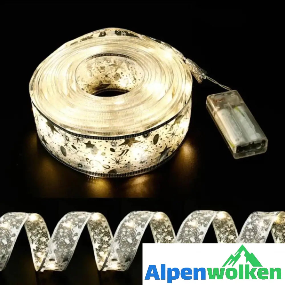 Alpenwolken - 🎄FRÜHWEIHNACHTSVERKAUF🎄 Weihnachtsbaum LED dekorative Lichter golden gelbes Licht