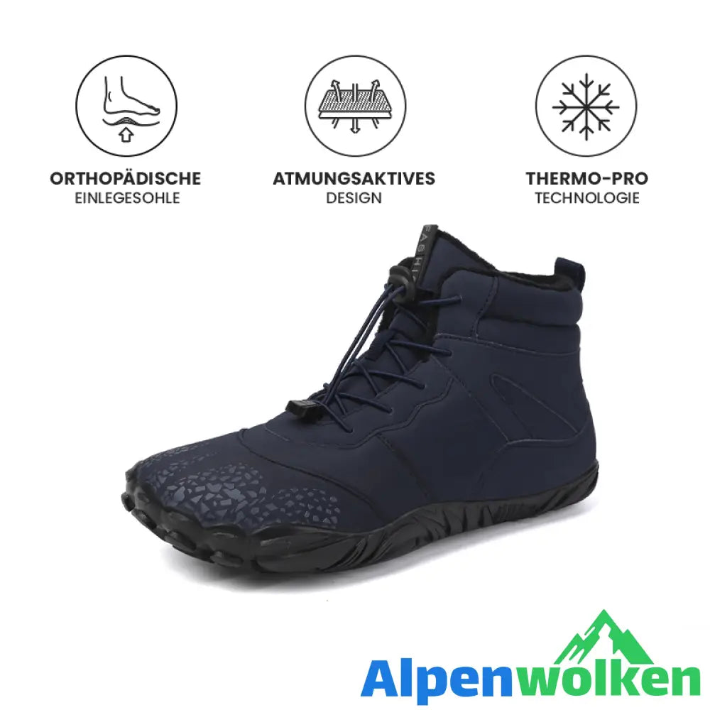 Alpenwolken - Fudus Polar Barfußschuhe Blau