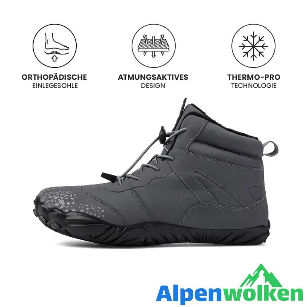 Alpenwolken - Fudus Polar Barfußschuhe Hellgrau