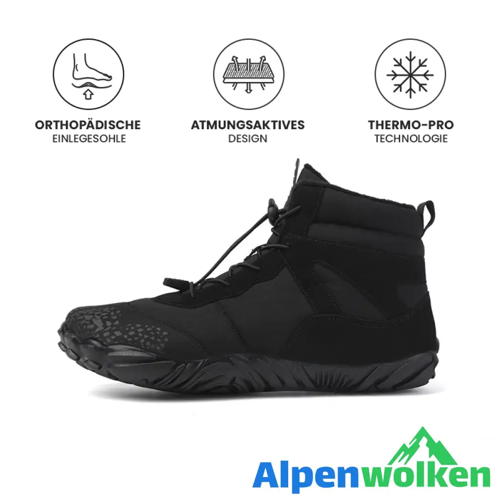 Alpenwolken - Fudus Polar Barfußschuhe Schwarz