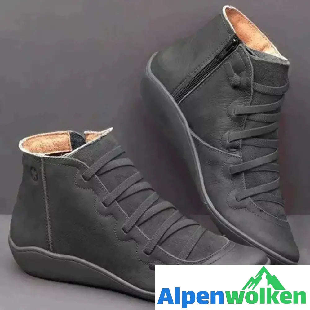 Alpenwolken - FUDUS – Premium Super & bequeme wasserdichte Stiefel Grau