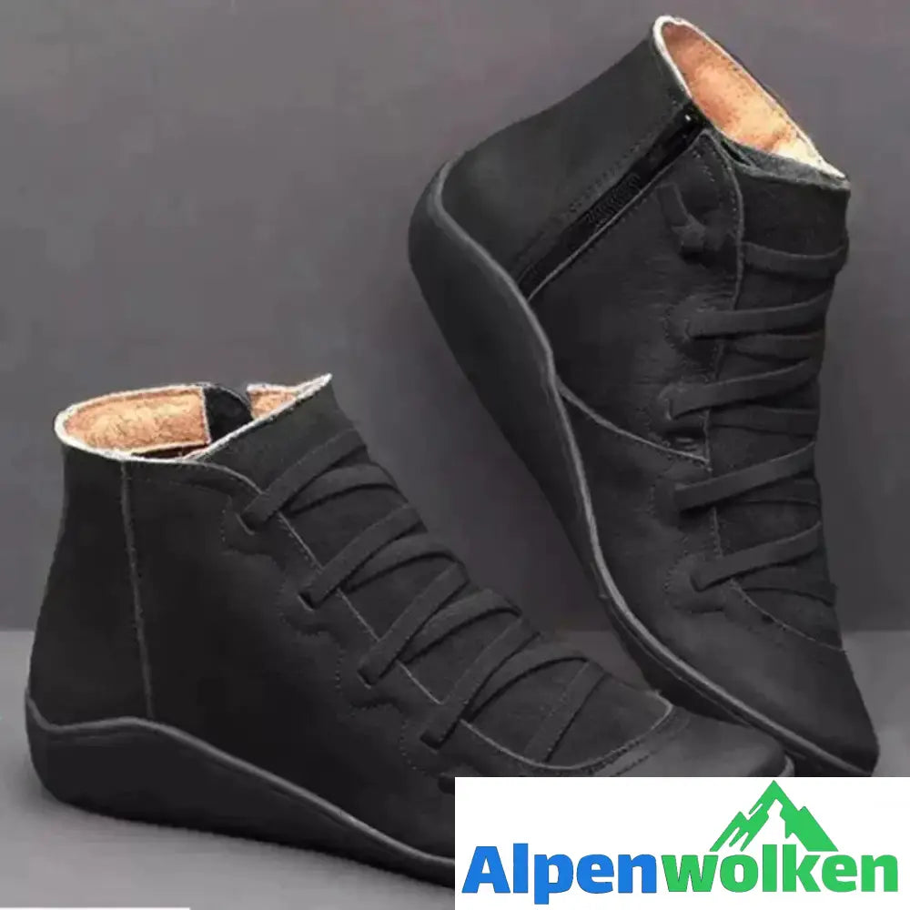 Alpenwolken - FUDUS – Premium Super & bequeme wasserdichte Stiefel Schwarz