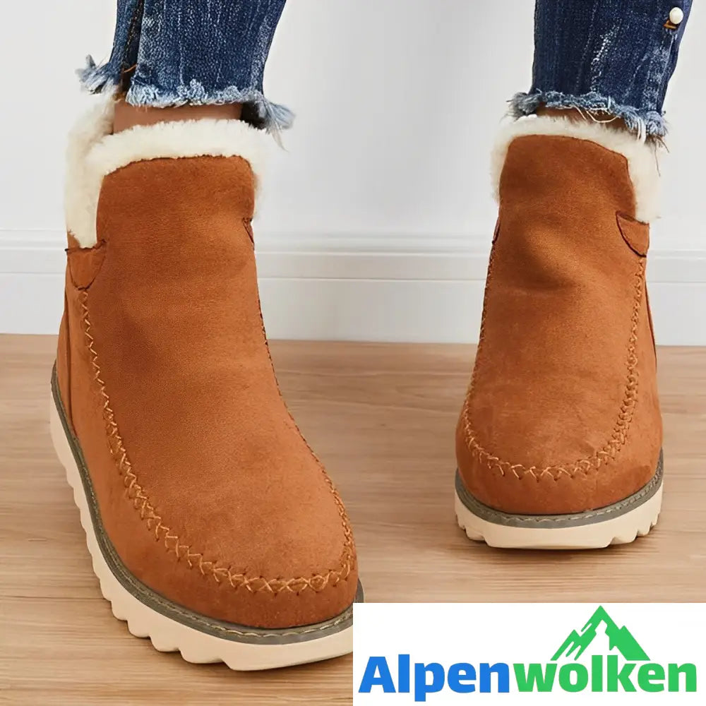 Alpenwolken - FUDUS - Rutschfeste Damen-Schneestiefel