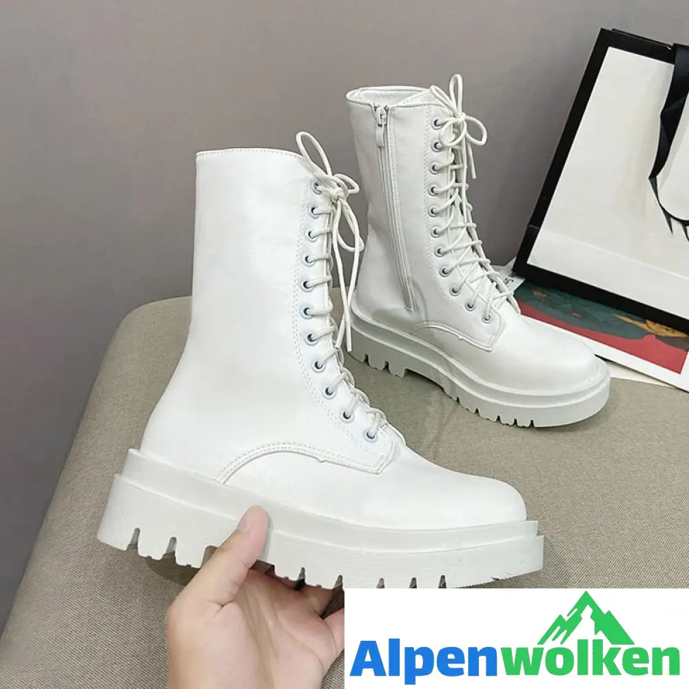 Alpenwolken - Fudus Schmerzfreie Winterstiefel aus Leder