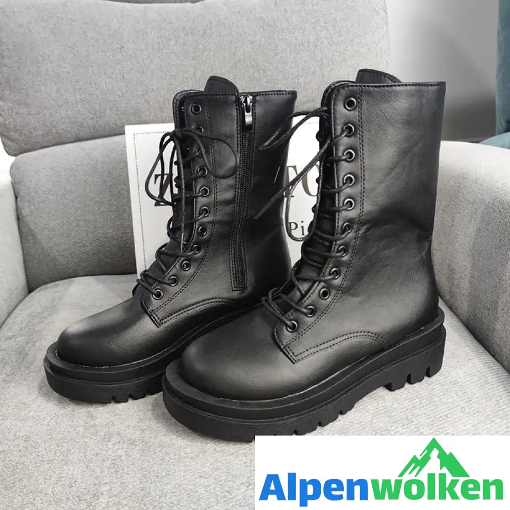 Alpenwolken - Fudus Schmerzfreie Winterstiefel aus Leder