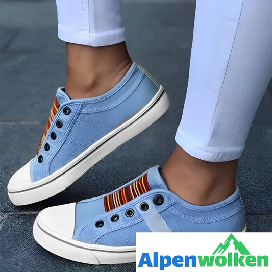 Alpenwolken - FUDUS - Schuhe von Frauen Gemacht Blau