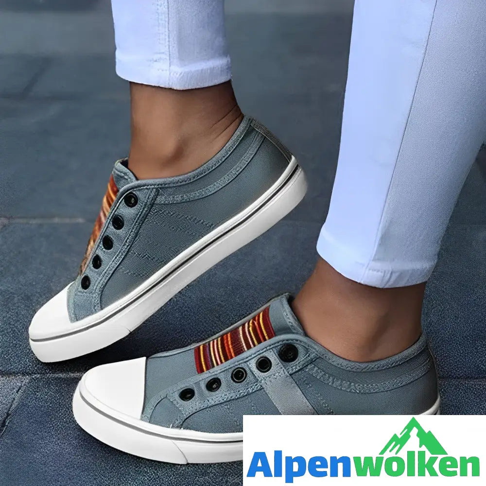 Alpenwolken - FUDUS - Schuhe von Frauen Gemacht Grau