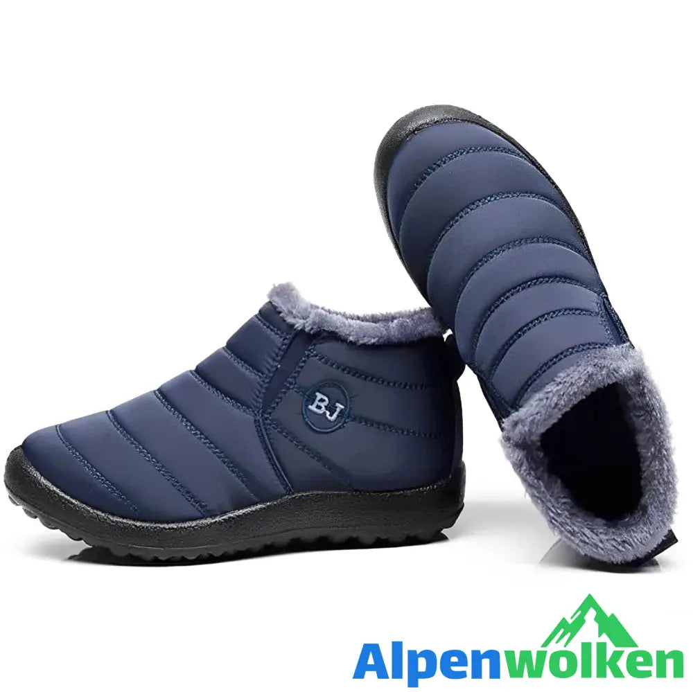 Alpenwolken - FUDUS - Warme und Bequeme Premium-Schnesstiefel für Frauen Blau